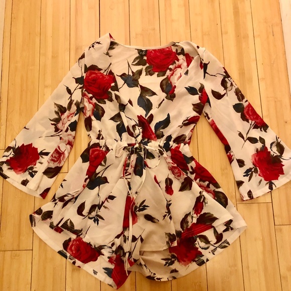 Floral romper - Picture 1 of 3